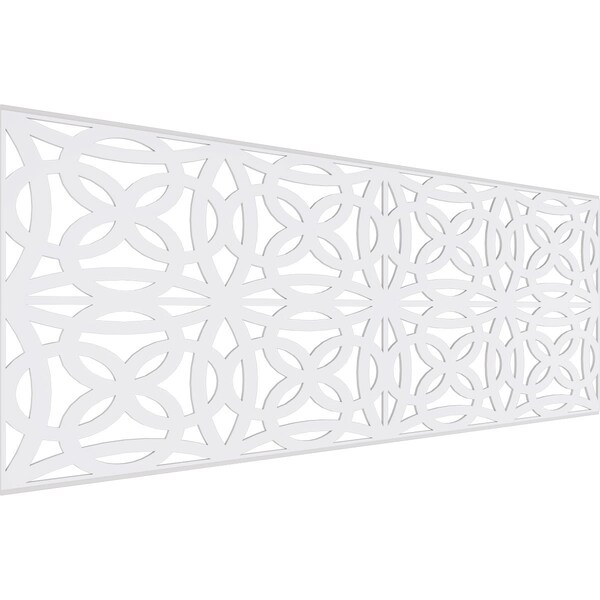Ekena Millwork Set of Four Panels for 94 1/2"W x 36 1/4"H Baytown Fretwork Wainscot Wall Paneling WPKP18X01X47BYT - main